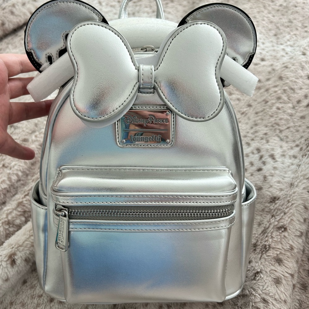 Loungefly Disney Platinum 100th Backpack *Brand New*